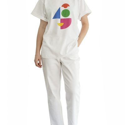 Tricou alb Alf fata