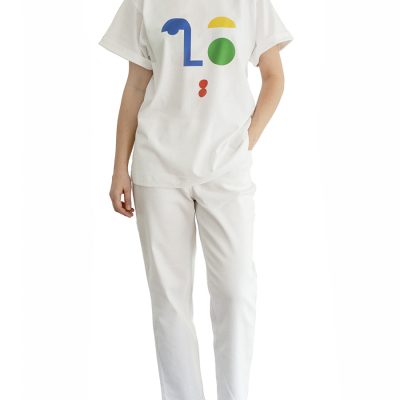 Tricou alb Oslo fata