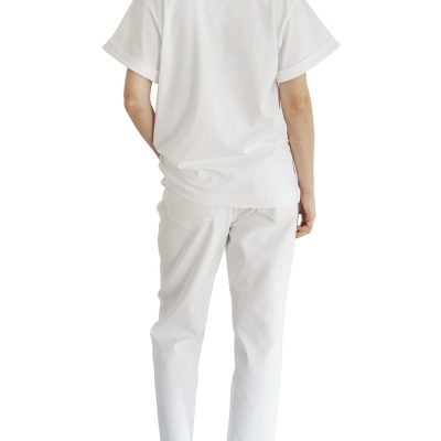 Tricou alb Oslo spate