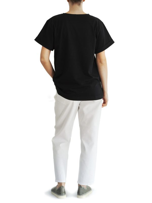 Tricou negru Rune spate